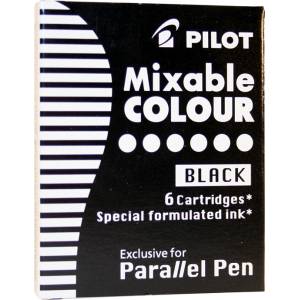 Pilot Пилот Патрон за Паралелен Писец черен (6) (ic-p3-s6-b)