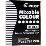 Pilot Пилот Патрон за Паралелен Писец черен (6) (ic-p3-s6-b)