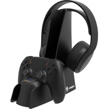 SNAKEBYTE PS5 Dual Charge 5 & Headset Stand black