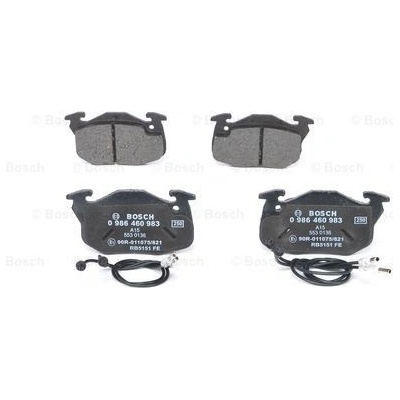 BOSCH Sada brzdových platničiek kotúčovej brzdy 0986460983
