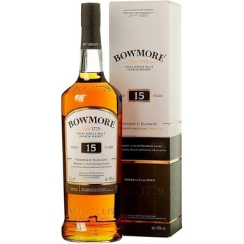 Bowmore 1 l 15y 43% (karton)