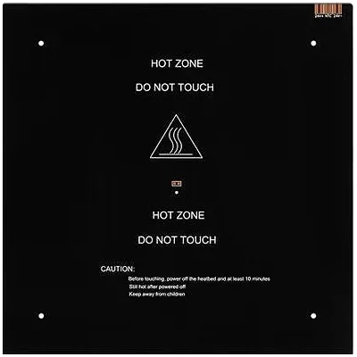 Two Trees Алуминиева нагревателна маса - легло за 3D принтер 3мм, 24V, 235x235mm, 310x310mm