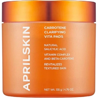 Aprilskin Carrotene Избистрящи тонер падове за лице, 60 броя