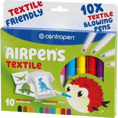 Centropen fixy Air Pens 1539 fúkacie na textil balenie 10 ks
