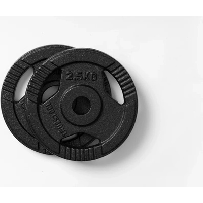 StrongGear Litinové Tri-Grip kotouče s otvorem 30 mm 2,5 kg