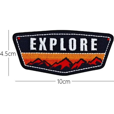 WARAGOD Vyšívaná nášivka Mountain Camping 13