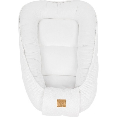 MeowBaby Бяло гнездо за бебе 55x83 cm - Meowbaby (MBOK093)