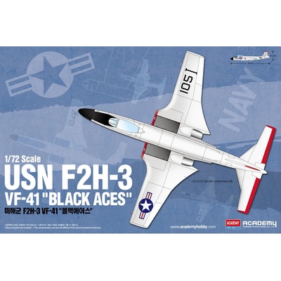 Academy McDonnell F2H 3 VF 41 USN Aces černá 1:72