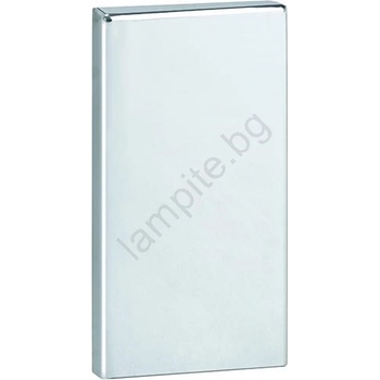 Bemeta Анкерна плоча 12x22, 5 см инокс/черна (BD0104)