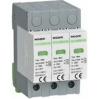 Svodič přepětí NOARK EX9UEP s pomocným kontaktem,1+2, 6,25kA, 1000 V DC, 3TE