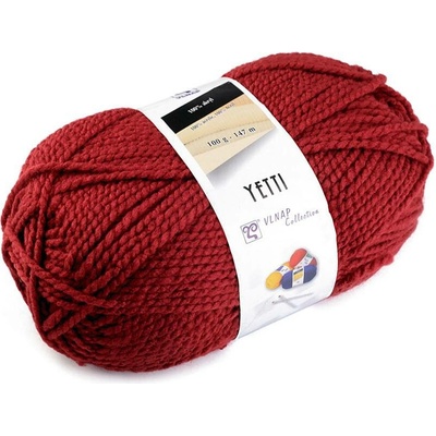 Pletací příze Yetti 100 g Varianta: 11 (52082) bordó sv., Balení: 1 ks 40184/72742/179703