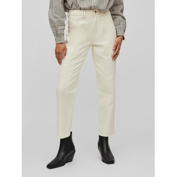 Vila Кремави дамски дънки с права кройка VILA Orys Vila | Byal | ЖЕНИ | 26-27/32