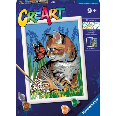 RAVENSBURGER CreArt Malování podle čísel Nejlepší přátelé 18 x 24 cm