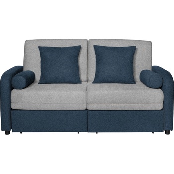 TEDIVA Диван с изтеглящ механизъм lotus, сиво/синьо (mmbol02nm-hev20716)