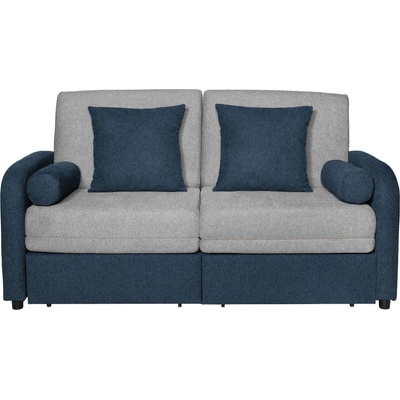 TEDIVA Диван с изтеглящ механизъм lotus, сиво/синьо (mmbol02nm-hev20716)
