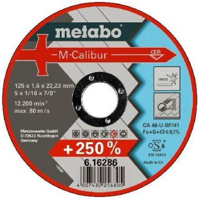 Metabo kotouč 125 x 1,6 x 22,2 mm 6162860