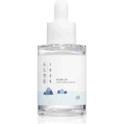 ROUND LAB 1025 Dokdo Ampoule интензивен хидратиращ серум за лице с успокояващ ефект 45 гр