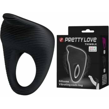 Силиконов пенис пръстен, вибриращ - Pretty Love Thimble (DEBRA01025)