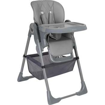 KikkaBoo Детски стол за храненe Comfy+ Grey - KikkaBoo
