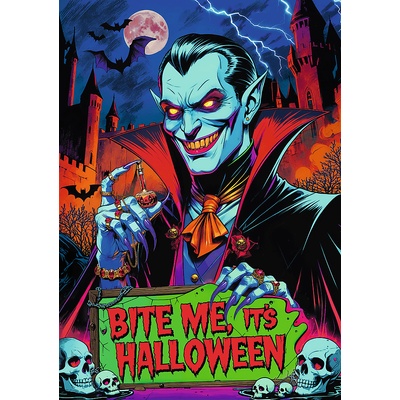 Trefl - Puzzle Premium Plus Hall of Horror: Vampire - 1 000 piese