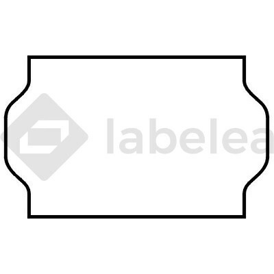 Labelea Samolepiace etikety do klieští, 32x19 mm Meto biele, Farba etikiet Biela ECM3219MET30W