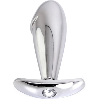 Image 1 of Kiotos Steel Handle Buttplug Penis with Clear Gem
