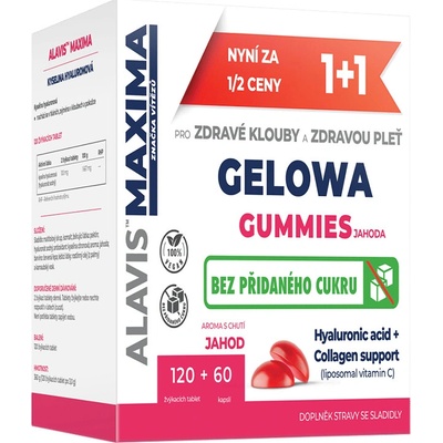 Alavis Maxima Gelowa Gummies 120 želé + 60 kapslí