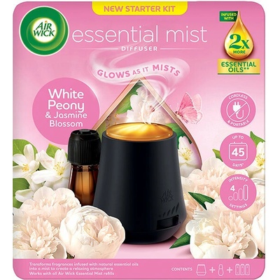 Air Wick aroma difuzér + náplň Pivoňka a jasmínový květ 20 ml