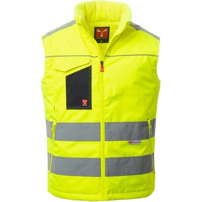 Payper TASK reflexná vesta Fluorescent yellow Navy blue