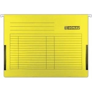 DONAU Pendant Briefcase DONAU with bacons, A4, 230gsm, yellow