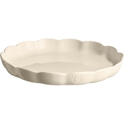 Emile Henry Nízká koláčová forma Madeleine Ø 31 cm slonová kost 026053
