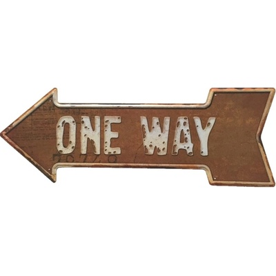 Ceduľa One Way