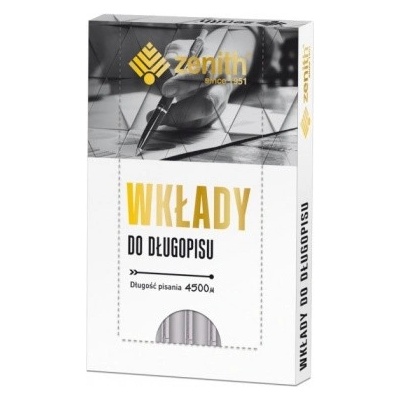 Zenith Náhradná náplň do guľôčkového pera 0,8 mm, modrá, 1 ks, 11042002