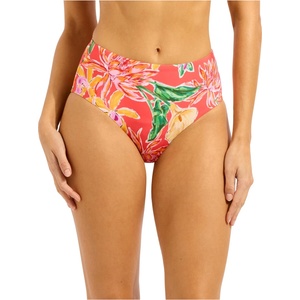 Seafolly Дамско бикини долнище Seafolly Women's Hothouseflowers High Waisted Pant Bikini bottom - Summer Melon - размер 36 (EU) (150-6777-0112)