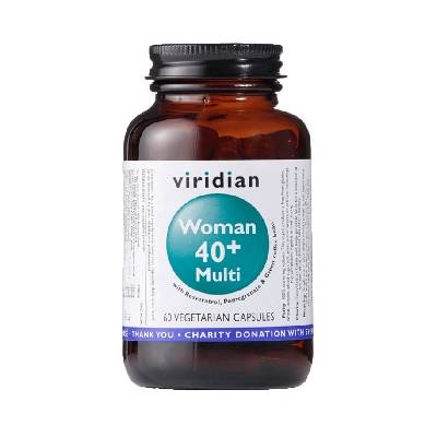 Viridian 40plus Woman Multivitamin Natural multivitamín pro ženy 60 kapslí