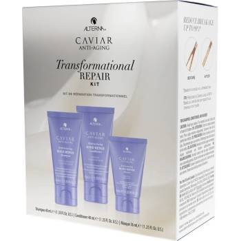 Alterna Caviar Anti Aging Transformational Repair šampon 40 ml + kondicionér 40 ml + maska 36 ml dárková sada