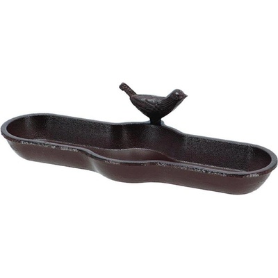 Esschert Design Napájadlo pre vtáky Bird 7 x 29,5 cm liatina hnedá
