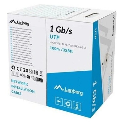 Lanberg LCU6-10CC-0100-S 1GB/S 100m šedý