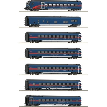 Image 1 of Roco Дигитален вагонен сет от 7 части Nightjet, ÖBB (5510004)