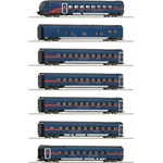 Roco Дигитален вагонен сет от 7 части Nightjet, ÖBB (5510004)