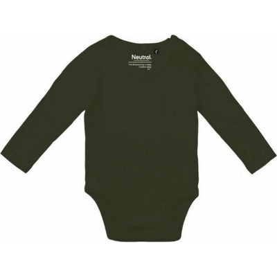 Neutral Dětské body s dlouhým rukávem Military