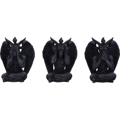 Nemesis Now Комплект статуетки Nemesis Now Adult: Humor - Three Wise Baphomet, 10 cm (D5731U1)