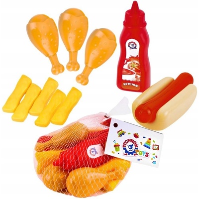 Teddies Sada potravin 11ks plast v síťce 12x7x12cm