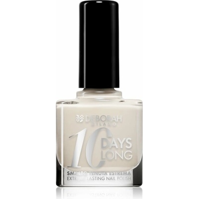 Deborah Milano 10 Days Long rychleschnoucí lak na nehty odstín 21 Pearly White 11 ml
