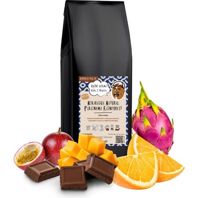 Kava.cz Nikaragua Natural Parainema Rainforest espreso 1 kg