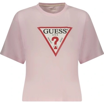 Guess jeans Дамска тениска с къс ръкав jeans guess, Размер xl, Цвят Роза (w4yi73k8hm0_rsg491)