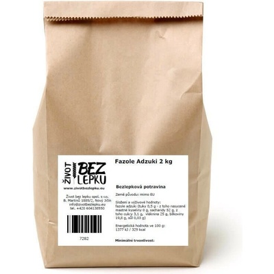 Život bez lepku Fazuľa adzuki 2 kg
