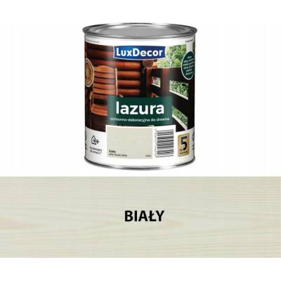 Lazura Luxdecor 5 let ochrany 4,5 l bílá