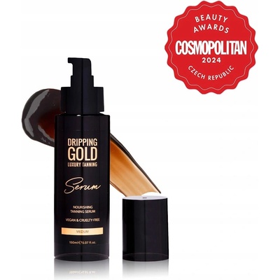 Dripping Gold Samoopalovací sérum Medium (Tanning Serum) 150 ml