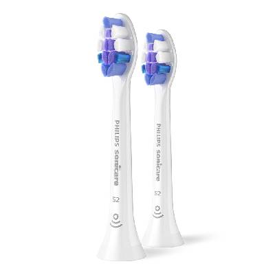Глава за четка S2 Sensitive Philips Sonicare HX6052/87, бяла, 2 бр (SC.HX6052/87)